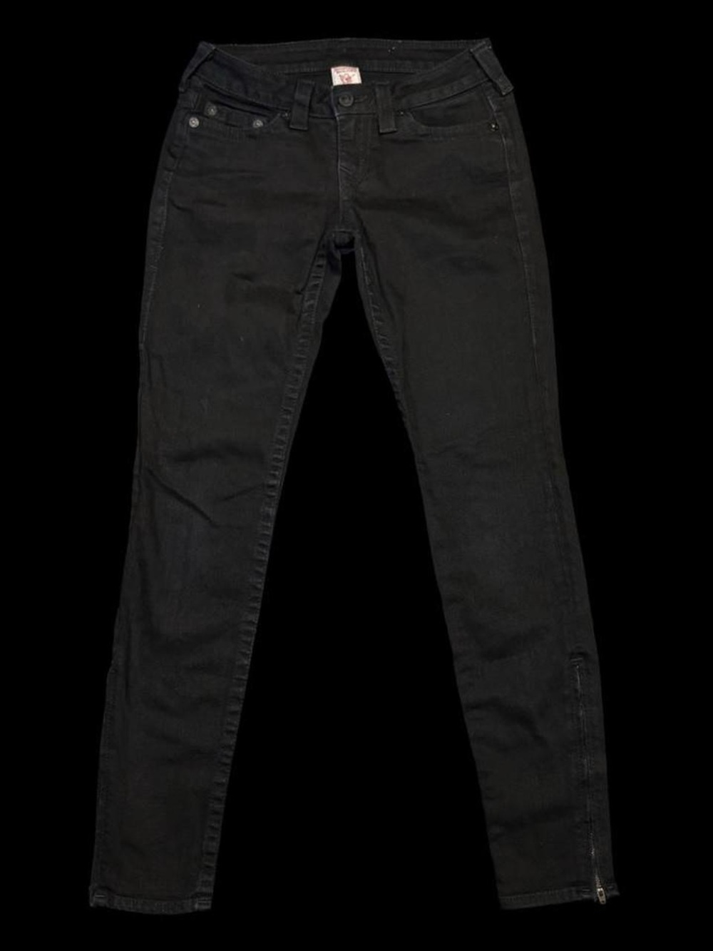 True Religion black skinny jeans Size 28"